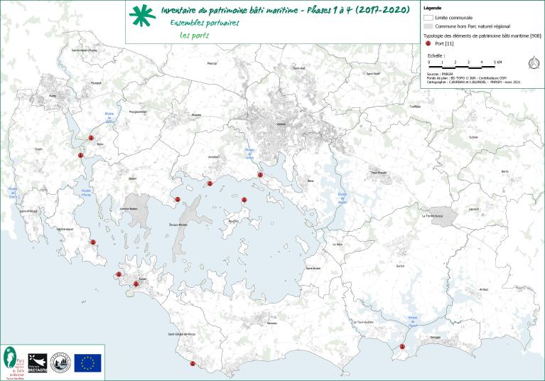 Les liaisons maritimes et les passages (Parc naturel régional du Golfe du Morbihan)