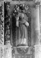 Statue (petite nature, d'applique) : saint Joachim, chapelle Saint-Sébastien (Saint-Ségal)
