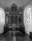 Retable, autel, tabernacle (retable architecturé, maître-autel, tabernacle architecturé), église paroissiale Saint-Tugdual (Baulon)