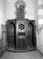 Confessionnal, église paroissiale Saint-Séverin (Saint-Ségal)