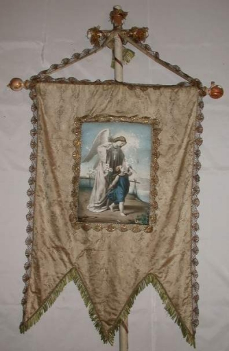 Bannière de procession : Ange gardien