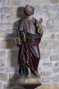 Ensemble de deux statues (grandeur nature) : Saint Pierre ; Saint Paul