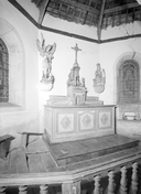 Autel, tabernacle, exposition (maître-autel), chapelle Saint-Michel (Roudouallec)