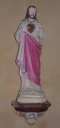 Statuette sur culot : Sacré Coeur