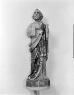 Statue (petite nature) : Saint Pierre (n° 2), chapelle Notre-Dame-de-Bonne-Nouvelle (Cléguer)