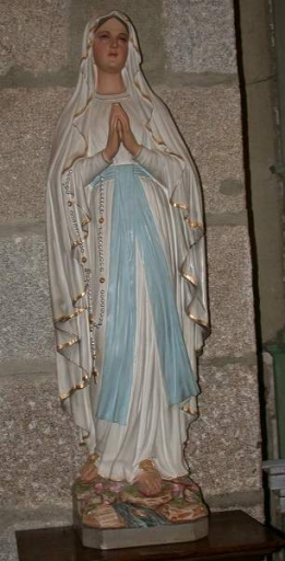 Statue : Vierge, dite Notre-Dame de Lourdes