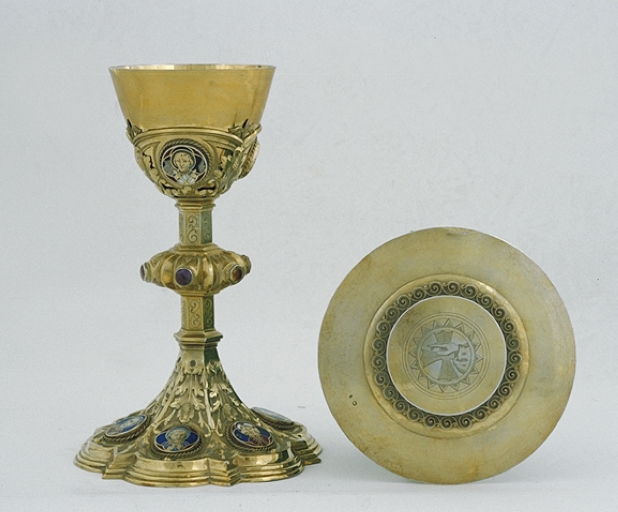 Calice ; patène 1 (Maure-de-Bretagne fusionnée en Val d'Anast en 2017)