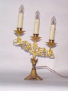 Paire 1 de chandeliers d'autel