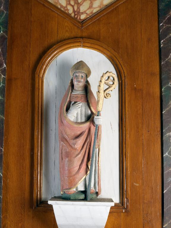 Statue : Saint Eutrope, chapelle Notre-Dame de Bon Réconfort (Pluherlin)