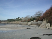 Murs de soutènement ; mur d'enceinte de l'Abbaye (Saint-Jacut-de-la-Mer)