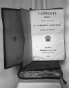 Livre : vespéral romain, graduel, prieuré Saint-Martin, église paroissiale de bénédictins (Tremblay fusionnée en Val-Couesnon en 2019)
