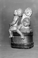 Statue (petite nature) : saint Nicolas, chapelle Saint-Treffin (Callac)