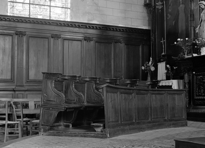 Stalles, église paroissiale Saint-Gildas (Auray)