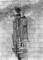 Statue (d'applique, petite nature) : saint Laurent, chapelle Sainte-Marie-du-Menez-Hom (Plomodiern)