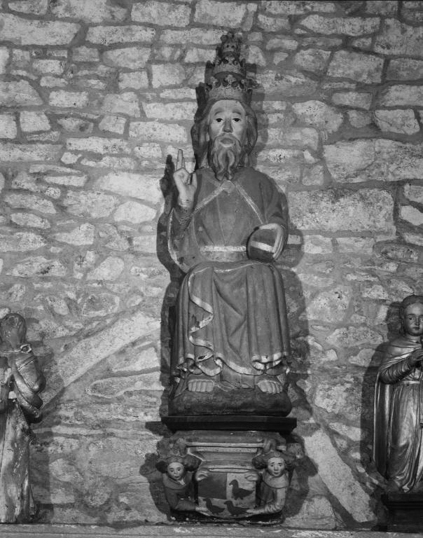 Statue (d'applique) : Dieu le Père, chapelle Notre-Dame-du-Loc (Saint-Avé)