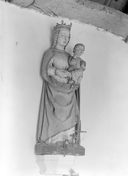 Statue (petite nature, d'applique) : Vierge à l'Enfant, chapelle Saint-Yves (Lignol)