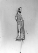 Statue (petite nature) : saint Jean-Baptiste, chapelle Saint-Isaac de Coataudren (Langonnet)