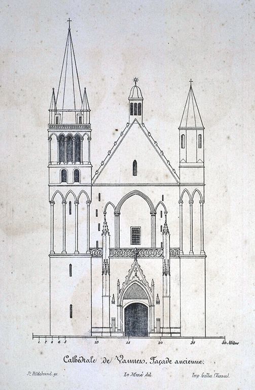Cathédrale Saint-Pierre, place Saint-Pierre ; rue des Chanoines ; rue Saint-Guénael (Vannes)
