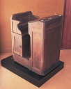Meuble combiné : pupitre-banc-armoire d'instituteur