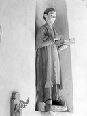 Statue : Saint Mathurin, chapelle Saint-Gildas, Quelneuc (Taupont)