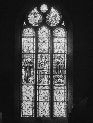 Ensemble de six verrières, église paroissiale Saint-Pérec (Lopérec)