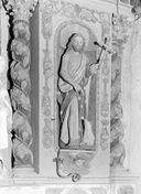 Statue (d'applique, petite nature) : saint Jean-Baptiste, chapelle Notre-Dame-de-Grâces (Locmalo)