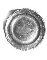 Plat de quête, église Saint-Pierre et Saint-Paul (Langonnet)