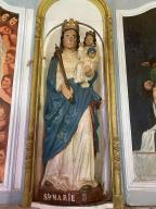 Statue : Vierge à l'Enfant, église dite Chapelle Saint-Malo, le Plessis (Augan)