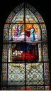 Verrières : Apparition du Sacré Coeur, Songe de saint Martin, Sainte Famille, Saint Pierre marche sur les eaux, Saint François d'Assise, Laissez venir à moi les petits enfants, Bx Louis-Marie Grignion de Montfort, Jésus et la Samaritaine, Saint Michel