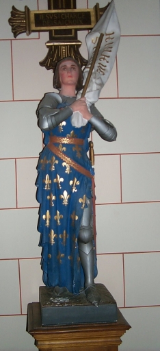 Statue : sainte Jeanne d'Arc