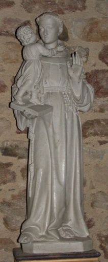 Statue : Saint Antoine de Padoue et l'Enfant