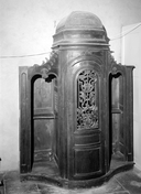 Confessionnal (3), église paroissiale Saint-Guérec (Cléguérec)