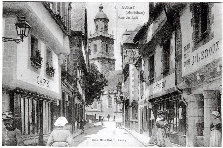 Maisons en pan de bois disparues d'Auray
