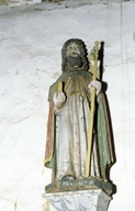 Statue (d'applique, petite nature) : saint Jacques, chapelle Saint-Patern (Malguénac)