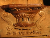 Chapelle Saint-Herbot : stalle 15