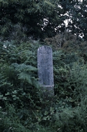 Borne routière, près de Fontaine Fayen (Malguénac)