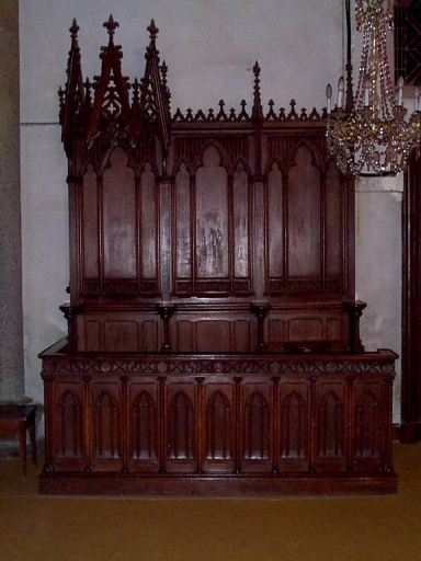 Ensemble de 2x3 stalles et 2 dais