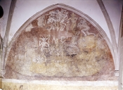 Peinture murale : enfer, église paroissiale Notre-Dame (Kernascléden)