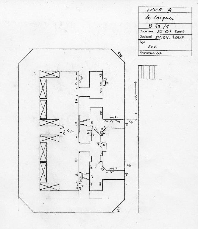Bunker - abri de type 502 pour deux groupes de combat (B 69 / 1), Kerlinou (Brest)