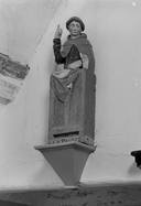 Statue (petite nature) : saint François Xavier, chapelle Notre-Dame, Saint-Laurent, chapelle frairienne, le Perchot (Saint-Senoux)
