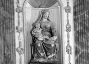 Statue (d'applique) : Vierge à l'Enfant, chapelle Notre-Dame de Kerdroguen (Colpo)