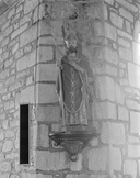 Statue (petite nature, d'applique) : saint Collodan, église paroissiale Saint-Collodan (Plogoff)