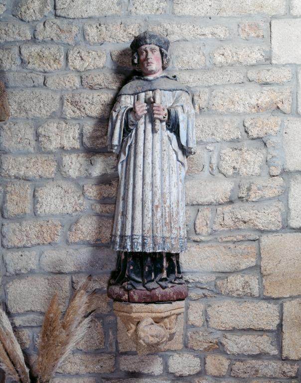 Statue (d'applique, petite nature) : saint Yves, chapelle Saint-Yves (Lignol)