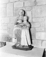 Groupe sculpté : Education de la Vierge, chapelle de pèlerinage Notre-Dame-de-Kergornet (Gestel)