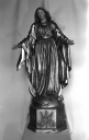 Statue (statuette) : immaculée conception (2), prieuré Saint-Martin, église paroissiale de bénédictins (Tremblay fusionnée en Val-Couesnon en 2019)