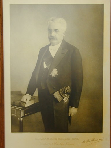 Estampe : Portrait du Président Alexandre Millerand