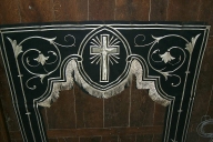 Ensemble de 4 tentures funéraires