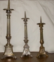 Ensemble 2 de 3 Chandeliers d'autel