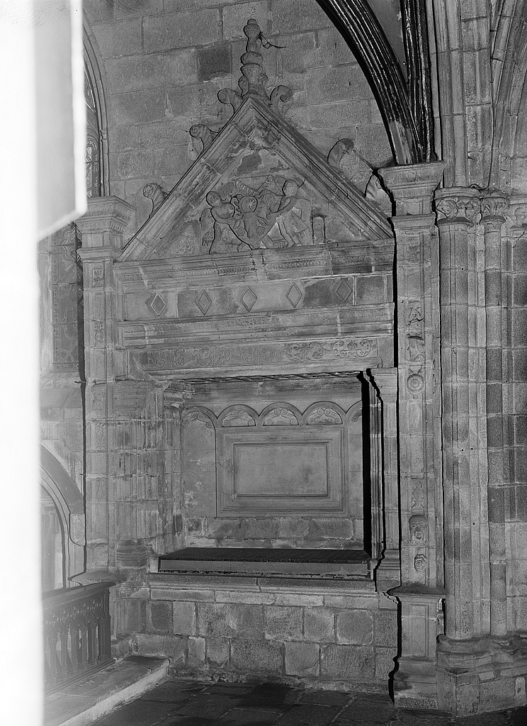 Tombeau, enfeu : du chanoine Olivier Richard, cathédrale de Saint-Paul-Aurélien (Saint-Pol-de-Léon)