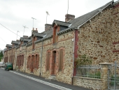 Alignement de maisons, 22-30 rue Vignouze (La Guerche-de-Bretagne)